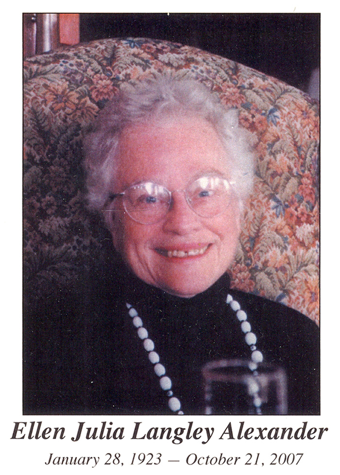 Ellen Julia Langley Alexander